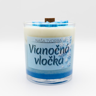 Sójová Sviečka VIANOČNÁ VLOČKA